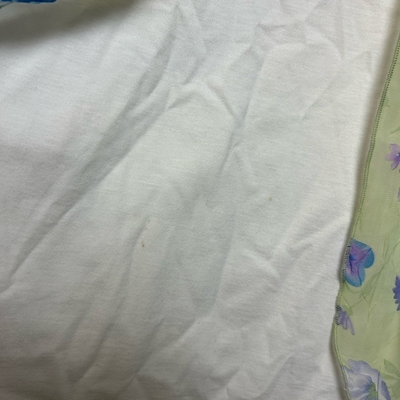 BARBARA BUI Made in Portugal White tie scarf Neck Short sleeve Size T2 2X - Picture 6 of 9